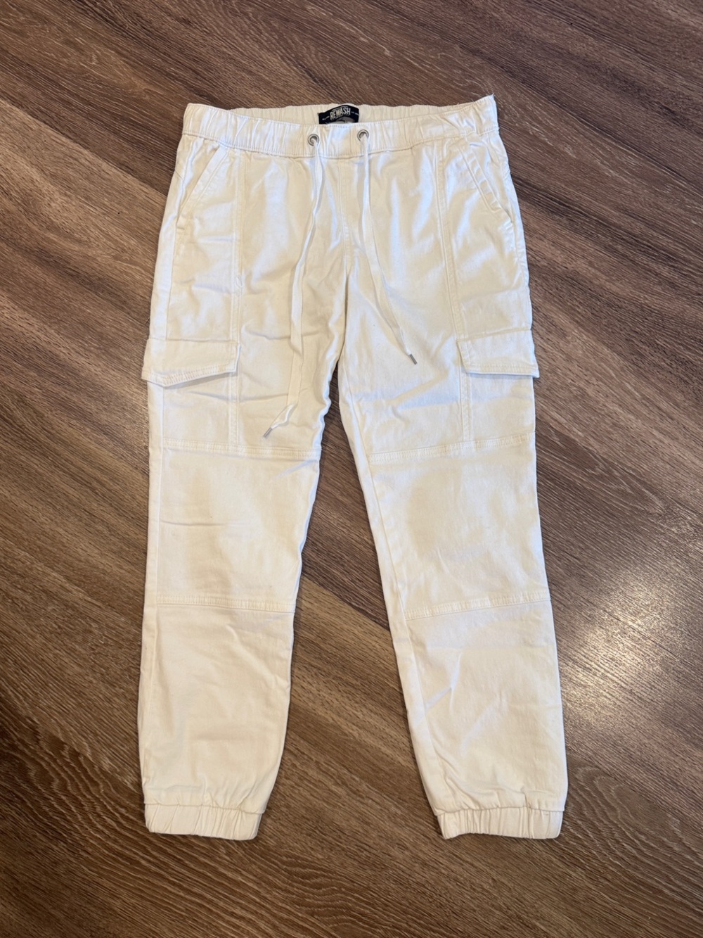 White Cargo Pants